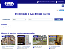Tablet Screenshot of jjmbienesraices.com.ar